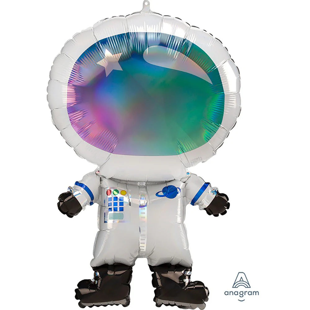 Anagram 30" Iridescent Astronaut Balloon